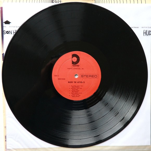 Where The Action Is! 1965 Design Records Vinyl LP Various 12" Vinyl LP SDLP-210 - Picture 5 of 12